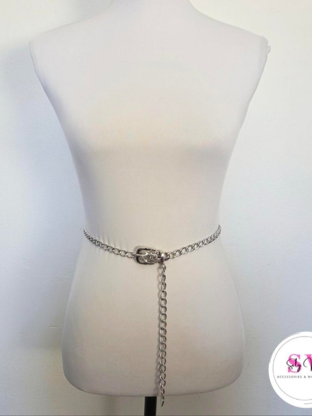 Silver Link Chain Belt